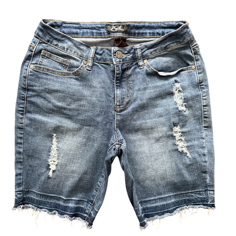 Earl Jean denim distressed Ermida shorts 8
